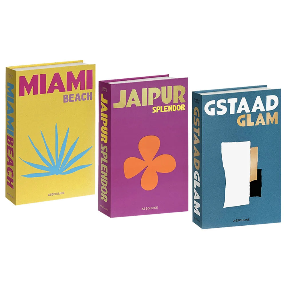 3pcs/lot Simulation Books for Decoration Luxury Home Decorative Living Room Bookcase Props Book Ornaments Home Shooting Props - The Homemakers Hub