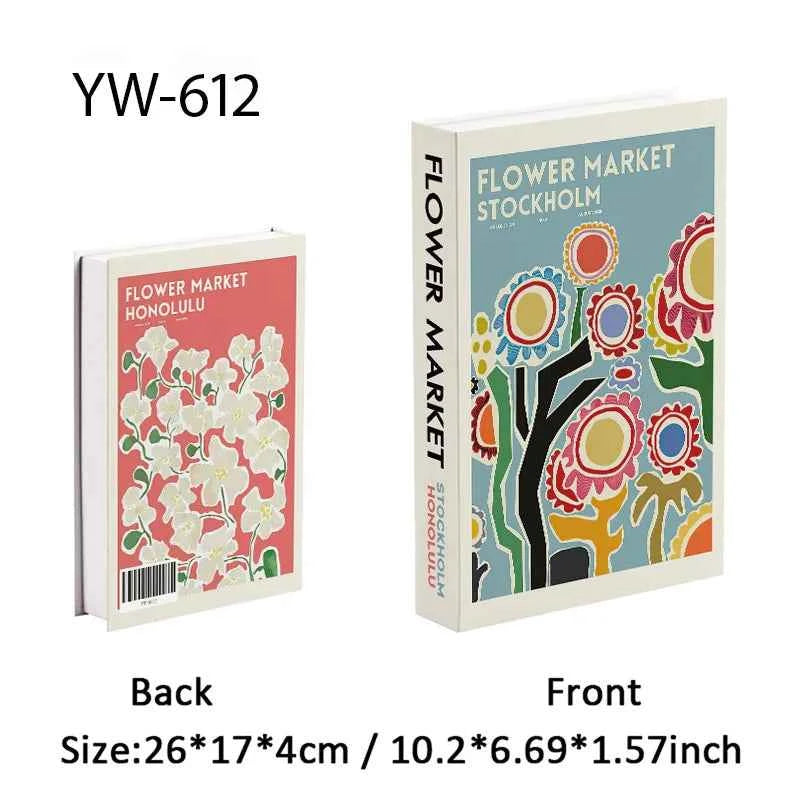 Luxury Openable Fake Books Box Decoration Fashion Black Women Magazine Coffee Table Book Villa Hotel Home Decor Shooting Props