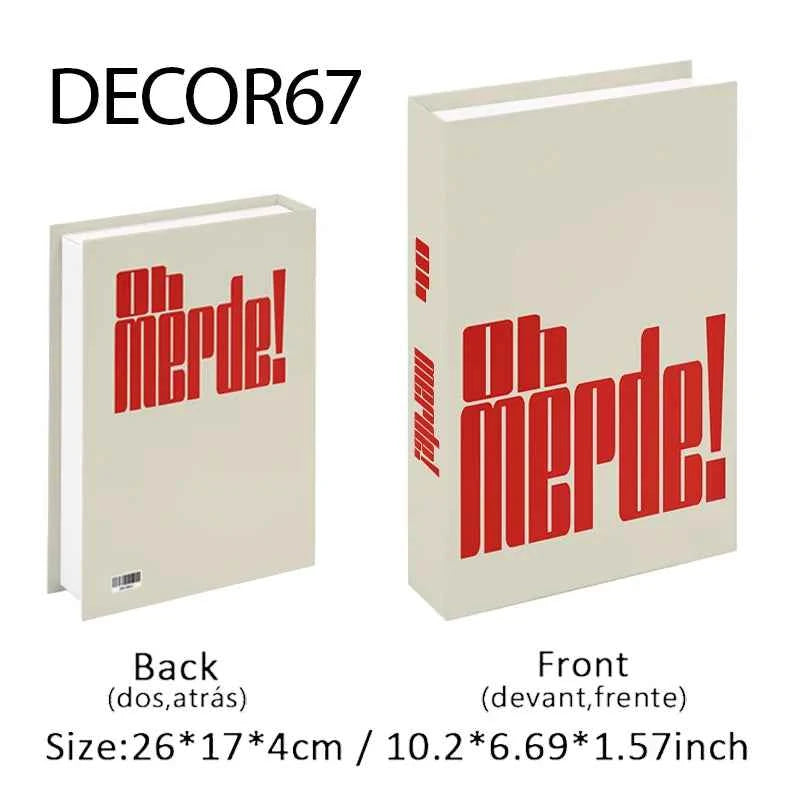 Fashion Fake Books Decoration Home Club Hotel Room Designer Books Coffee Table Books Box Simulation Prop Books Desktop Ornaments
