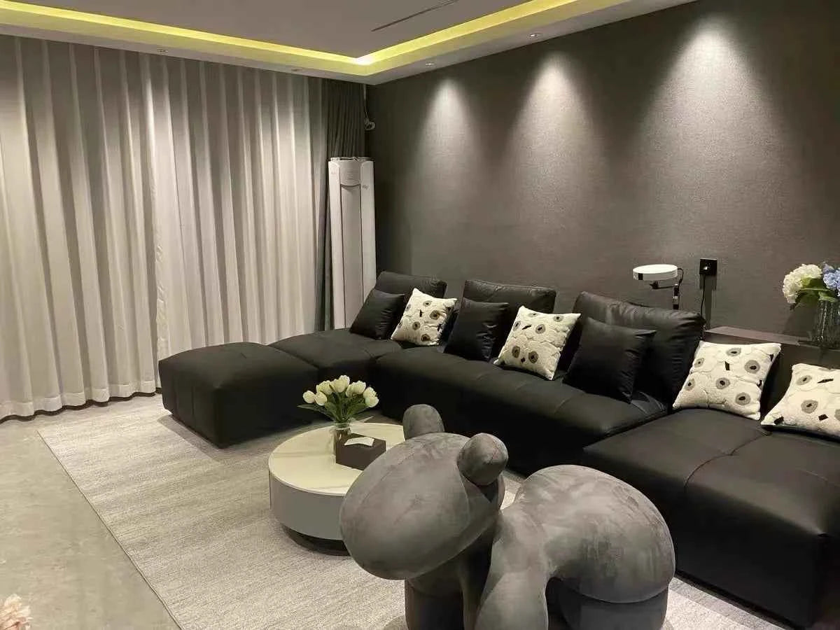 Modern Simple Living Room Decoration Carpet Large Area Soft Lounge Rug Gray Nordic Rugs for Bedroom Washable Anti-slip Floor Mat