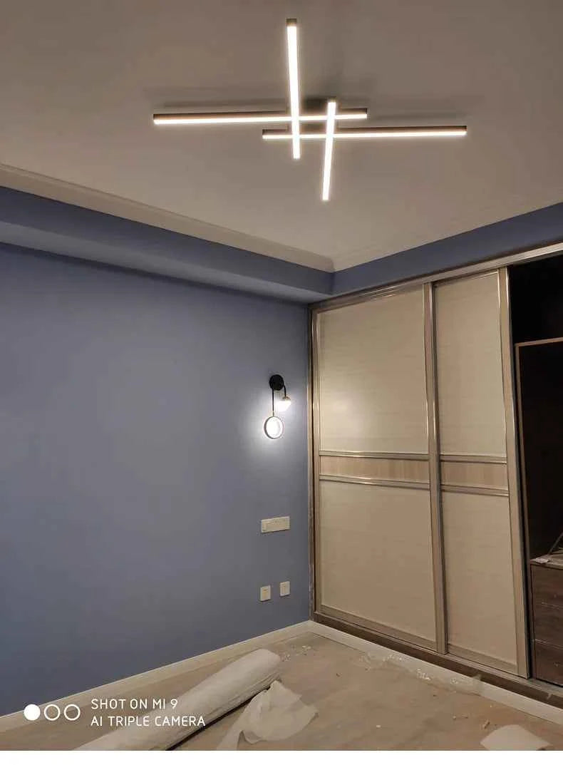 Ceiling light simple modern bedroom  atmosphere duplex villa hall Nordic lamps minimalist living room lamp room ceiling lights