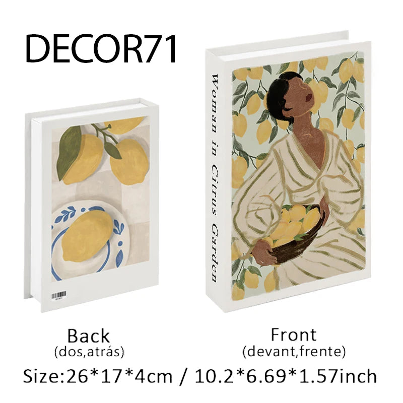 Fashion Fake Books Decoration Home Club Hotel Room Designer Books Coffee Table Books Box Simulation Prop Books Desktop Ornaments - The Homemakers Hub