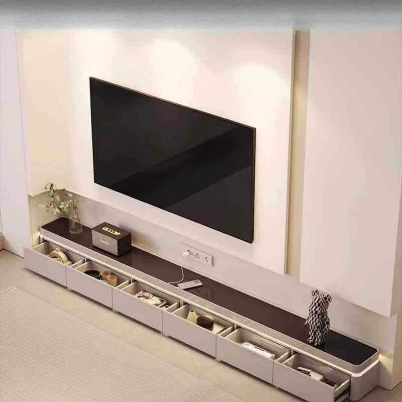 Nordic Minimalist Tv Stands Entertainment Aesthetic Minimalist Designer Tv Stands Retro Monitor Luxury Muebles Trendy Furniture