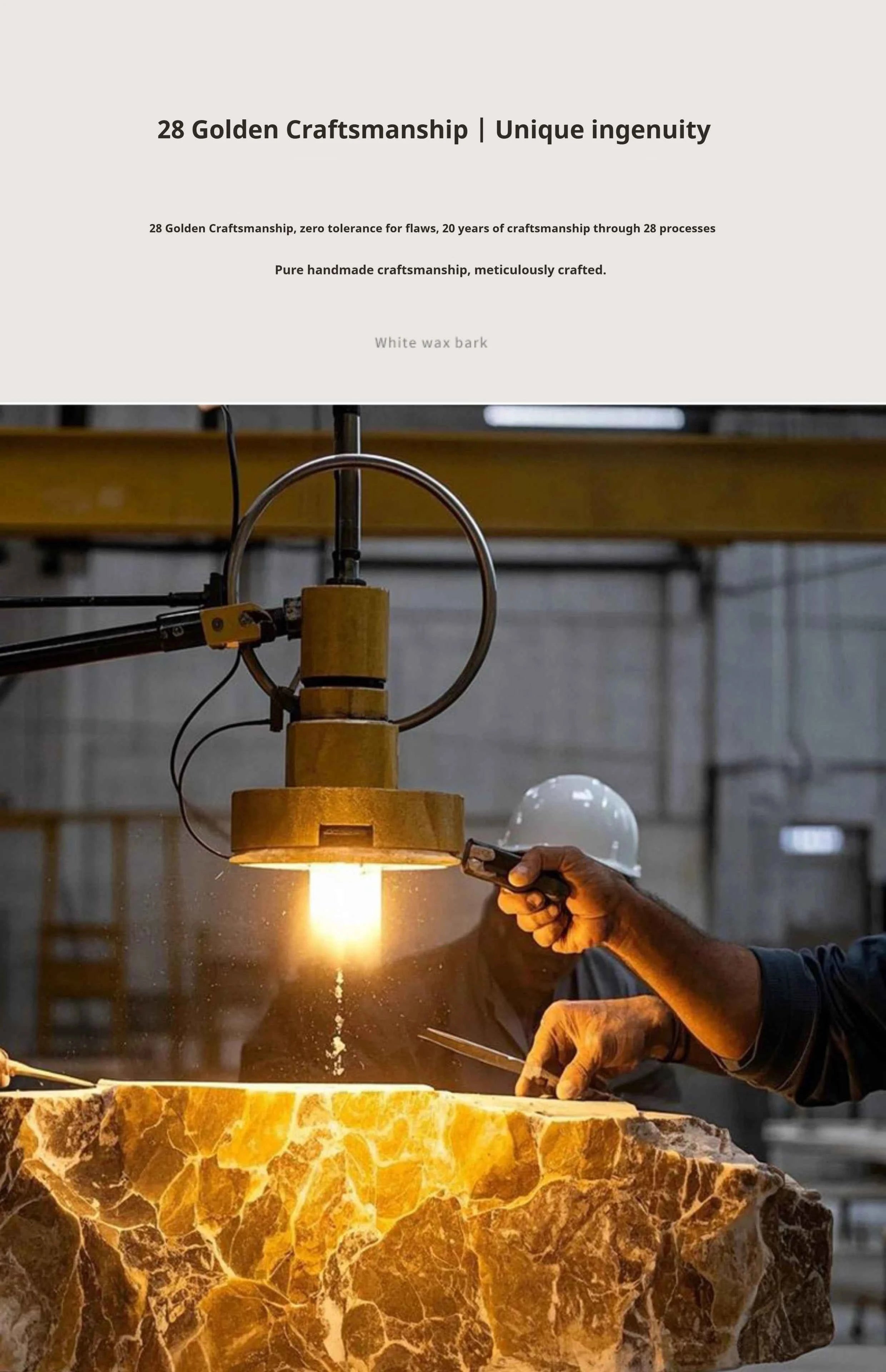 Luxury Marble Coffee Table - Italian Designer Natural Stone Tea Table in Artistic Freeform Shape for Modern Living Room