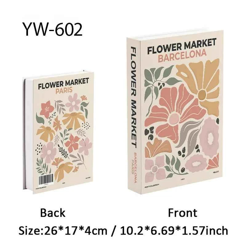 Luxury Openable Fake Books Box Decoration Fashion Black Women Magazine Coffee Table Book Villa Hotel Home Decor Shooting Props