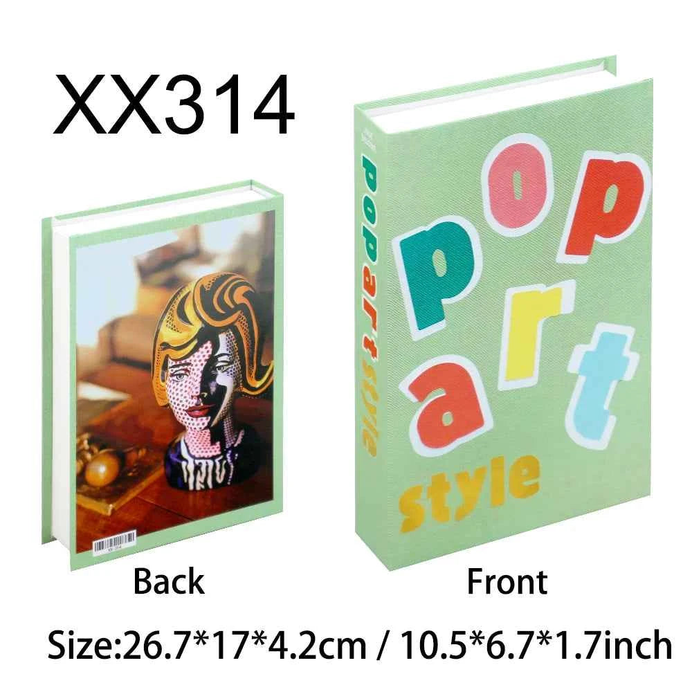 Living Room Decoration Fake Book Home Hotel Decorative Books Bookcase Prop Books Shelf Ornaments Coffee Table Books Box