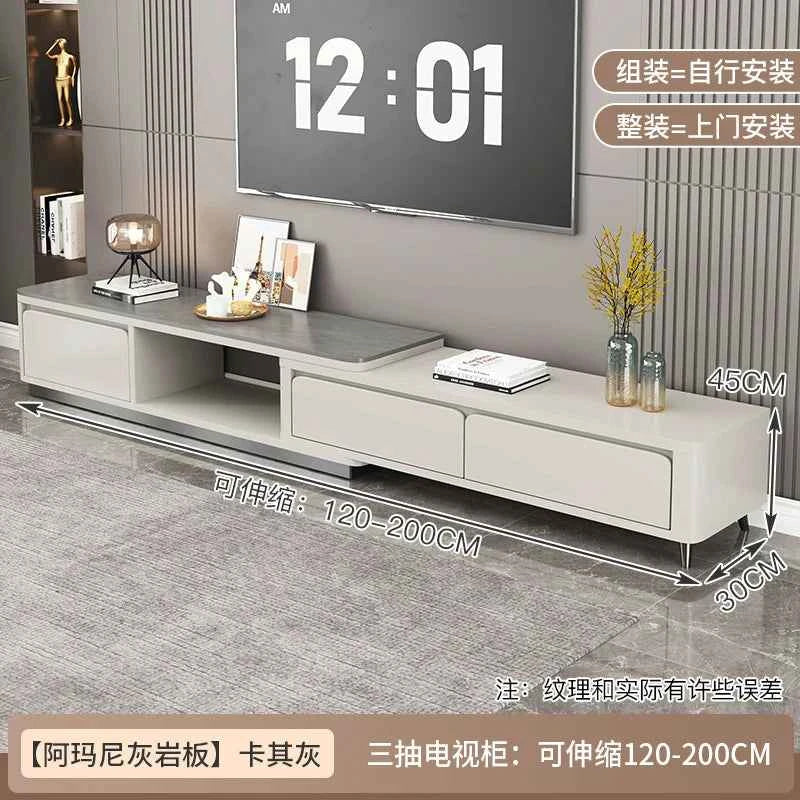Simple Modern Tv Stand Adjustable Hiding High End Floor Tv Stands Entertainment Unit Living Room Muebles De Salon Furnitures
