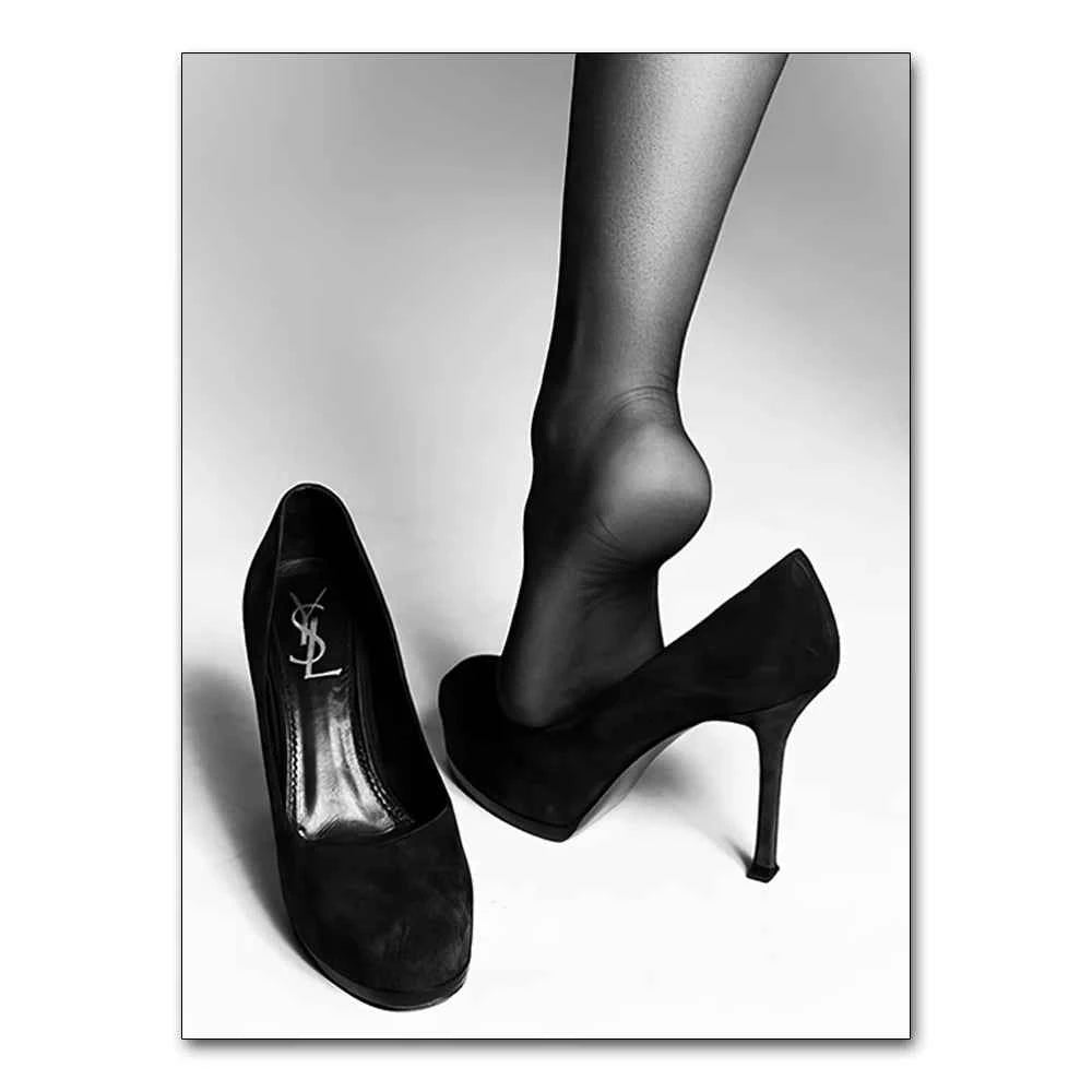 Black White Doberman Pinscher Gun Wall Decoration Poster Modern Highend Home Decor Canvas Painting Art Prints Living Room Murals