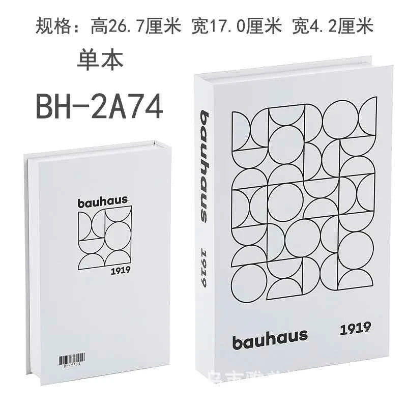 Home Decor Ornaments Living Room Study Soft Prop Book Box Luxury Coffee Table Books Modern Fake Books for Decoration