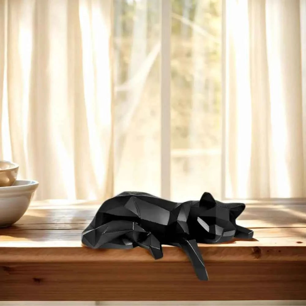 Cat Statue Bookshelf Decoration - Modern Minimalist Cat Figurine, Bookshelf/Desk/Office Decoration Ornament, Suitable for Living Room Creative Home Decor