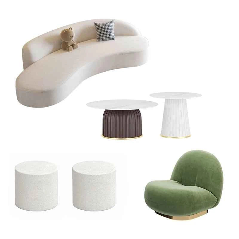 Modern Style Sofas Living Room Single 2 Seater Sectional Curved Sofas Minimalist Comfortable Sofy Do Salonu Home Furniture