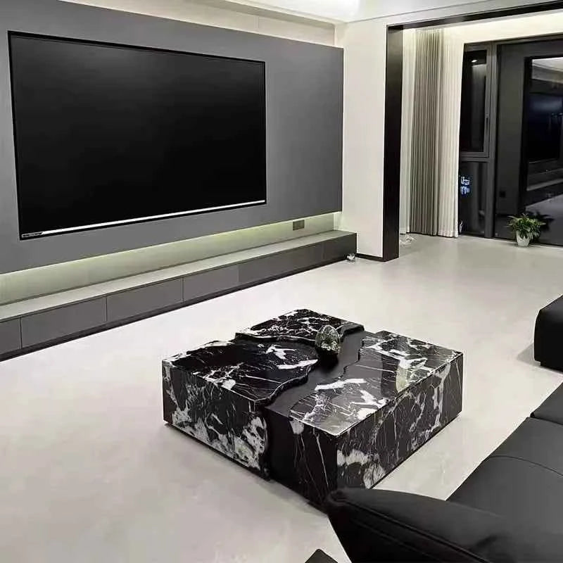 Modern Luxury Coffee Table Books Designer Bedroom Simple Clear Coffee Table Aesthetic Minimalist Glass Couchtisch Furniture