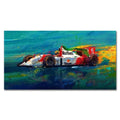 Modern Simple , Wall Art , Ayrton Senna F1 Racing Legend HD Canvas Printed Poster , Home Living Room Bedroom Decoration