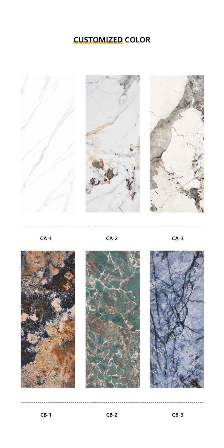 Living room furniture Italian design square coffee table light luxury marble coffee table stainless steel base coffee table