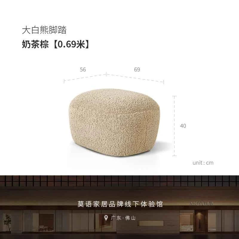 Lazy Lounge Sofa Chair - Modern Luxury Recliner for Living Room, Ergonomic Comfortable Vanity Furniture