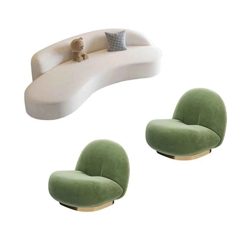 Modern Style Sofas Living Room Single 2 Seater Sectional Curved Sofas Minimalist Comfortable Sofy Do Salonu Home Furniture