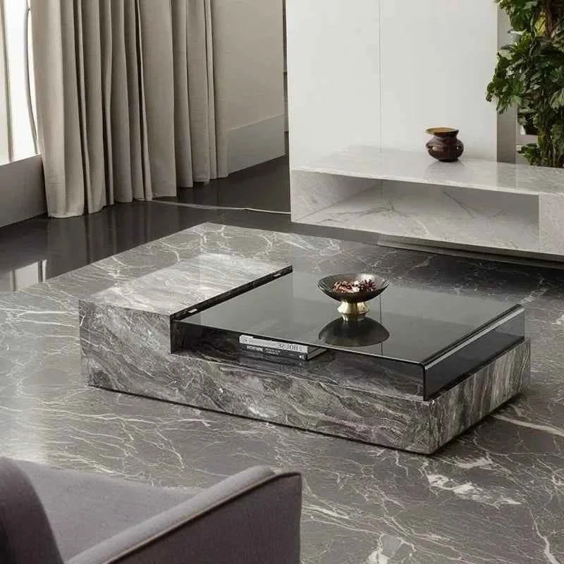 Minimalist Clear Coffee Table Luxury Modern Nordic Designer Adjustable Coffee Table Cute Cheap Glass Couchtisch Home Furniture