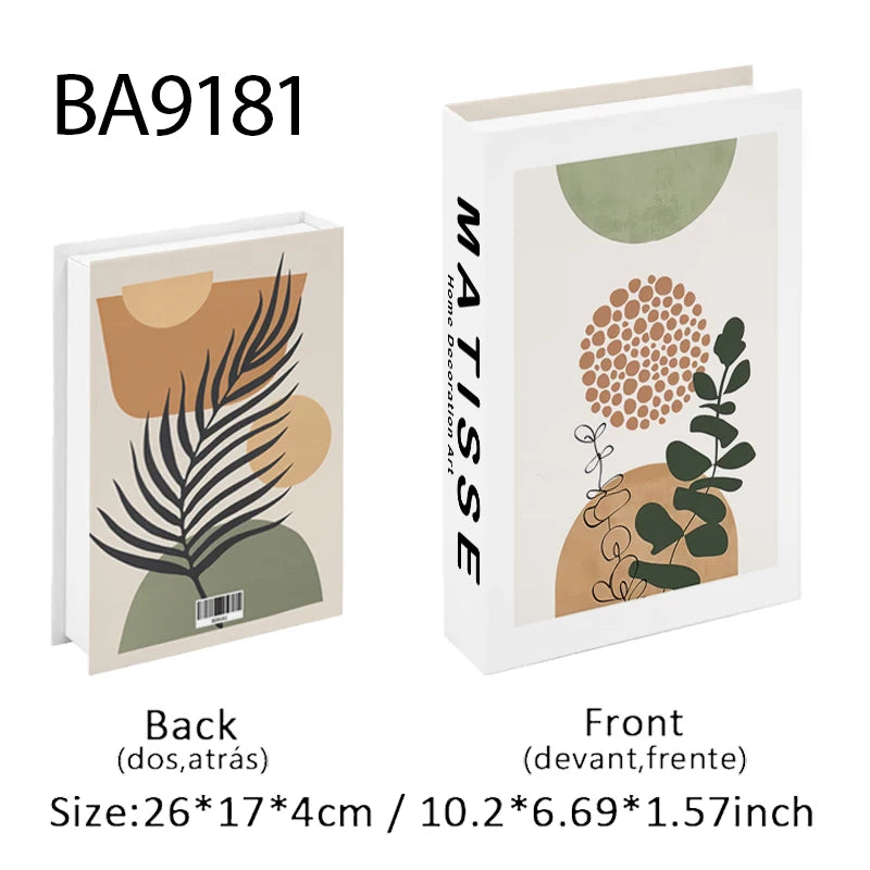 Matisse Fake Books For Decoration Luxury Decorative Books Box Abstract Coffee Table Bookshelf Bedroom Home Decor Picasso Bauhaus - The Homemakers Hub