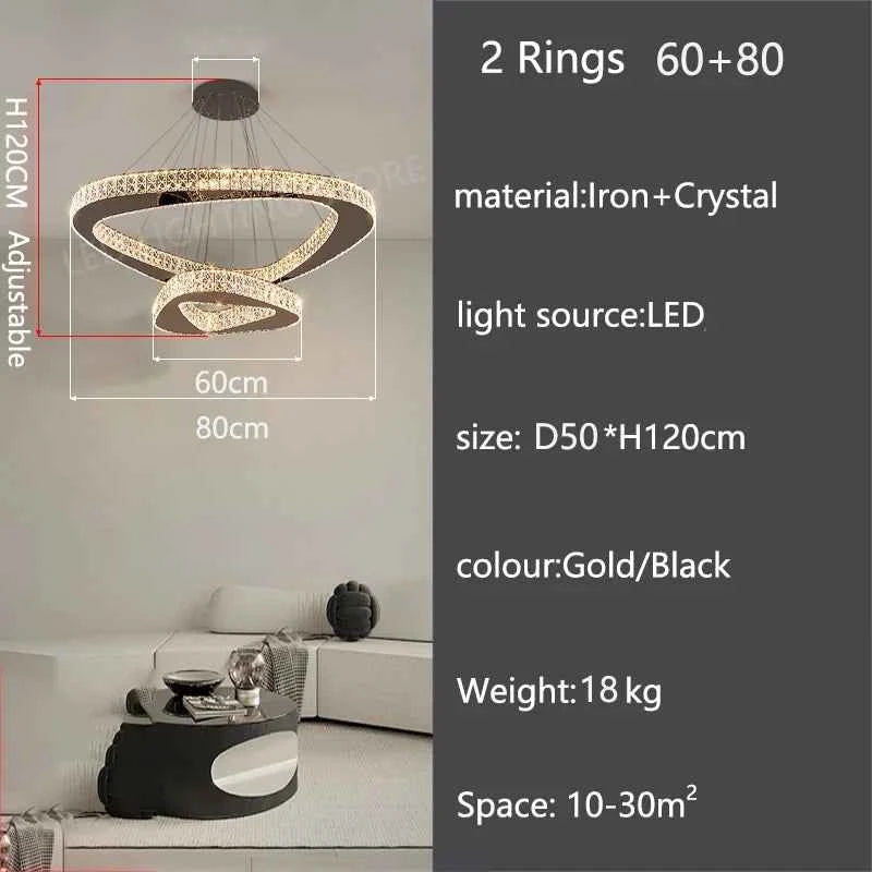 Modern Home Decoration Chandelier Villa Living Room Pendant Light Luxury Dining Room Stair Chandeliers Lustre Ceiling Chandelier