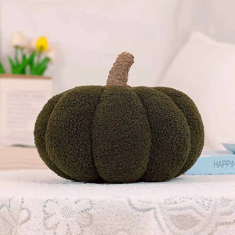 Thanksgiving Pumpkin Pillow, 3D Pumpkin Shaped Pillow Plush Pillow Decorative Pumpkin Throw Pillows for Autumn Fall Bedroom Sofa