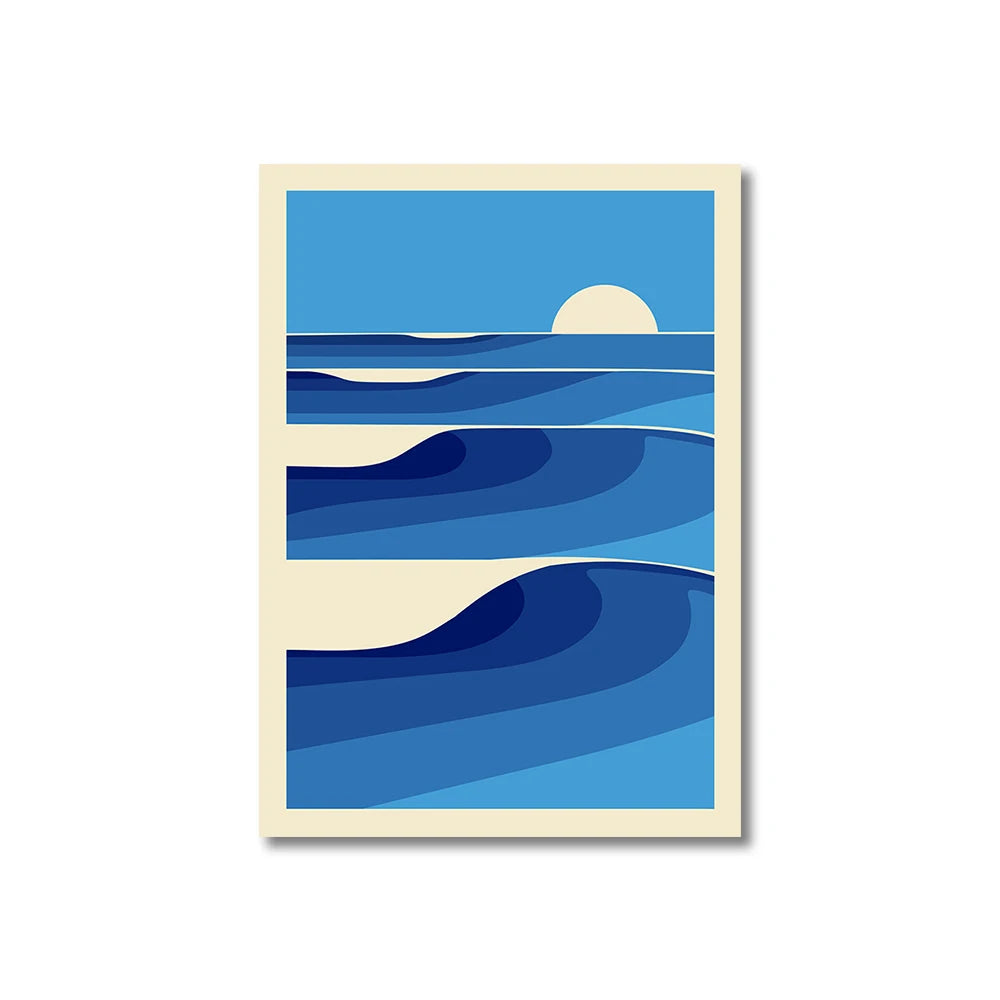 Simplicity Vintage Pink Canvas Wall Art - Cartoon Print Posters for Home Decor, Living Room & Bedroom