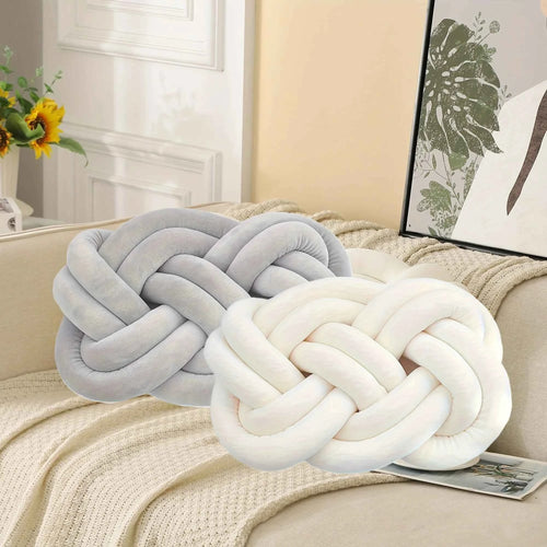 1pc Soft Decorative Knot Pillow for Couch and Bedroom Comfort and Style