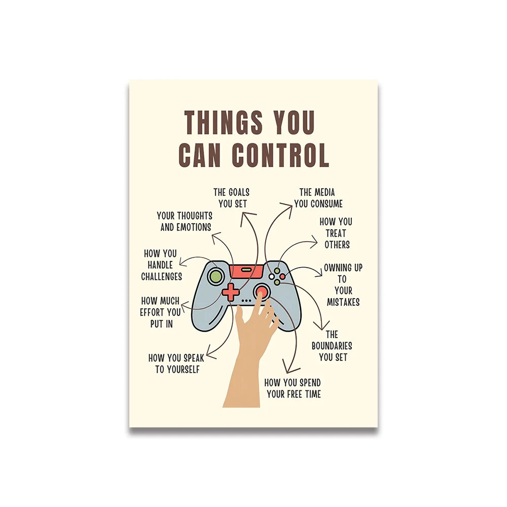 Simplicity Vintage Pink Canvas Wall Art - Cartoon Print Posters for Home Decor, Living Room & Bedroom