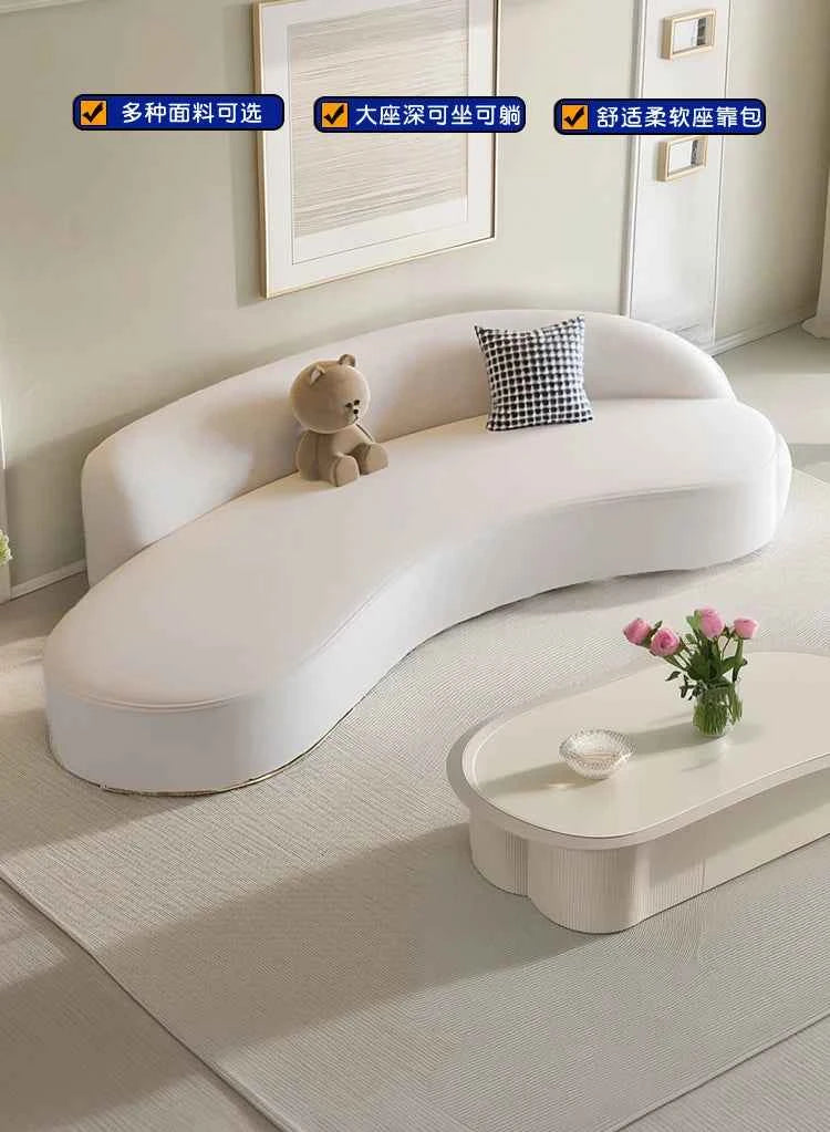 Modern Style Sofas Living Room Single 2 Seater Sectional Curved Sofas Minimalist Comfortable Sofy Do Salonu Home Furniture