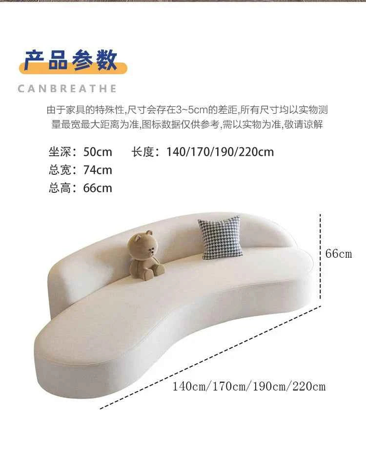 Modern Style Sofas Living Room Single 2 Seater Sectional Curved Sofas Minimalist Comfortable Sofy Do Salonu Home Furniture