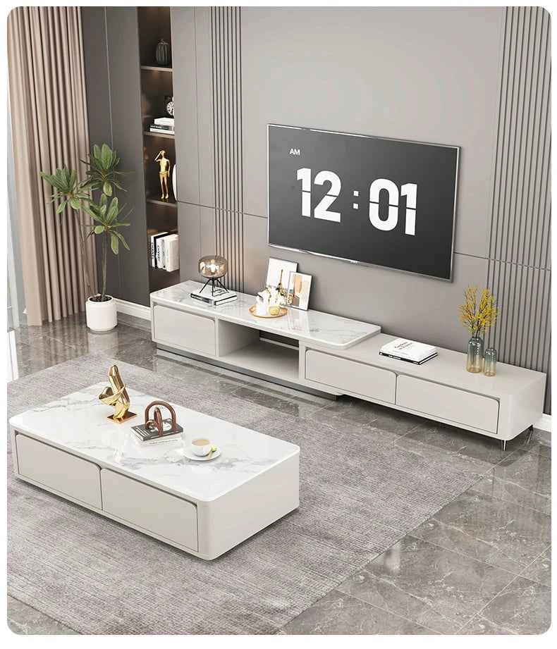 Simple Modern Tv Stand Adjustable Hiding High End Floor Tv Stands Entertainment Unit Living Room Muebles De Salon Furnitures