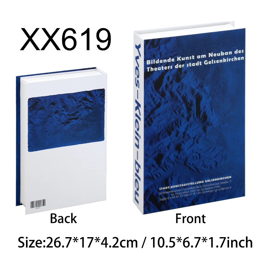 Living Room Decoration Fake Book Home Hotel Decorative Books Bookcase Prop Books Shelf Ornaments Coffee Table Books Box - The Homemakers Hub