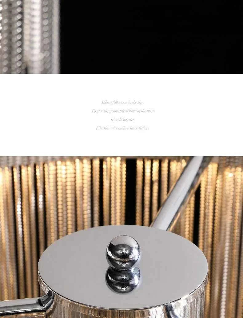 New Tassel Floor Lamp Living Room Bedside Light Luxury Bedroom Vertical Table Lamp Nordic Postmodern Simple Sofa Corner Art Lamp