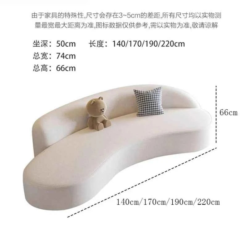 Modern Style Sofas Living Room Single 2 Seater Sectional Curved Sofas Minimalist Comfortable Sofy Do Salonu Home Furniture