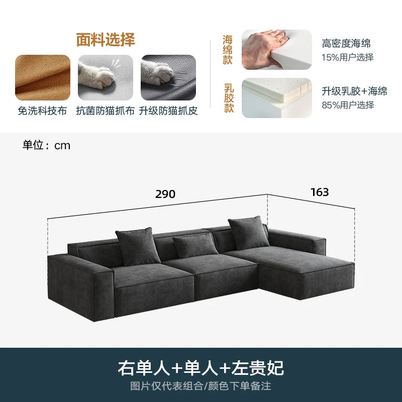 European Sectional Sofas Minimalist Chairs Single Design Living Room Sofa 2 Seater Elegant Muebles Para El Hogar Furnitures - The Homemakers Hub
