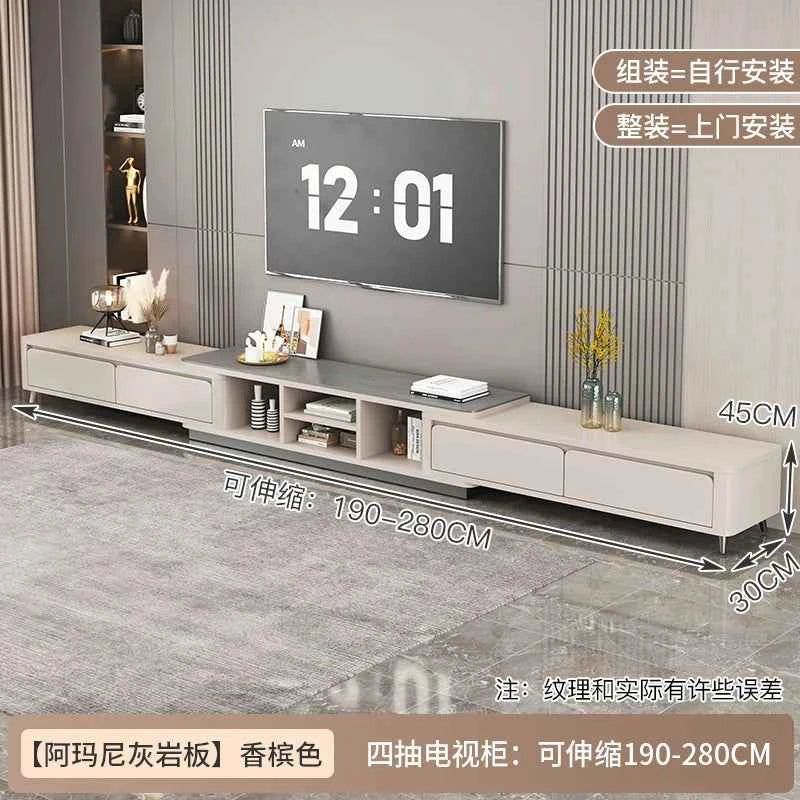 Simple Modern Tv Stand Adjustable Hiding High End Floor Tv Stands Entertainment Unit Living Room Muebles De Salon Furnitures