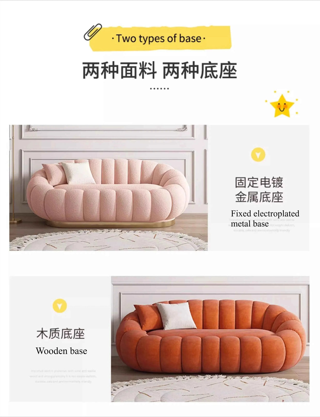 Minimalist Modern Sofas Bedrooms Bases Apartment Interior Sofa Lounge Armchair Canape Salon De Luxe Living Room Furniture