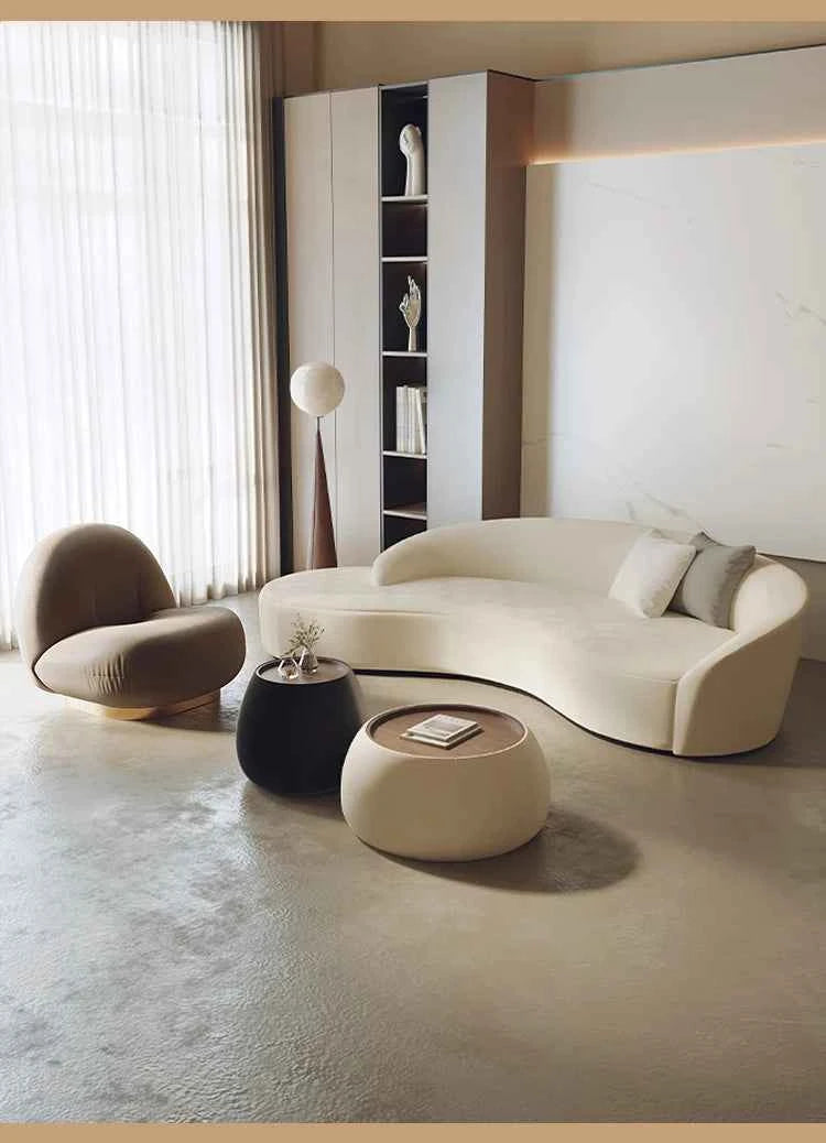 Small Cloud Living Room Sofas Children Nordic Modern Luxury Bedroom Sofas Lounge Corner Curved Wood Sillon Cama Home Furniture
