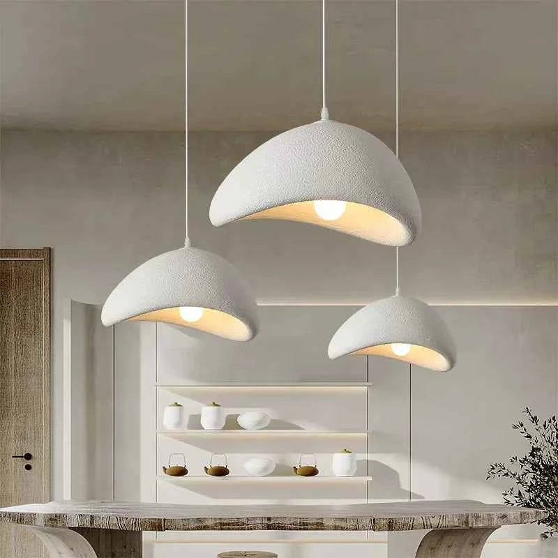 Modern LED Ceiling Chandelier Lights for Living Room Bedroom Dining Room Pendant Lights Nordic Wabi Sabi Home Decor Hanging Lamp