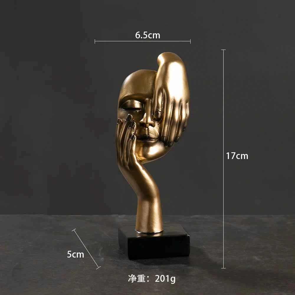 European crafts ornaments simple abstract figure sculpture office living room sculpture art decorations