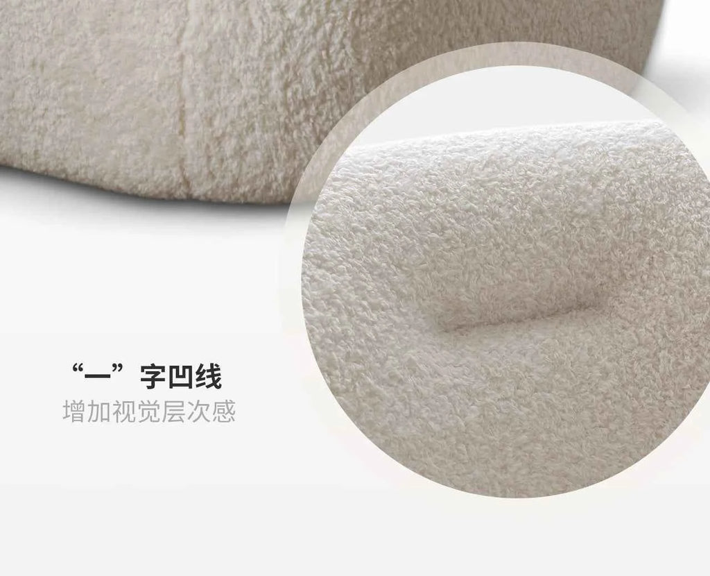 Lazy Lounge Sofa Chair - Modern Luxury Recliner for Living Room, Ergonomic Comfortable Vanity Furniture