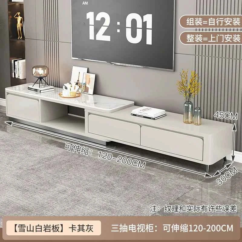 Simple Modern Tv Stand Adjustable Hiding High End Floor Tv Stands Entertainment Unit Living Room Muebles De Salon Furnitures