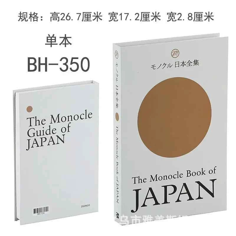 Home Decor Ornaments Living Room Study Soft Prop Book Box Luxury Coffee Table Books Modern Fake Books for Decoration