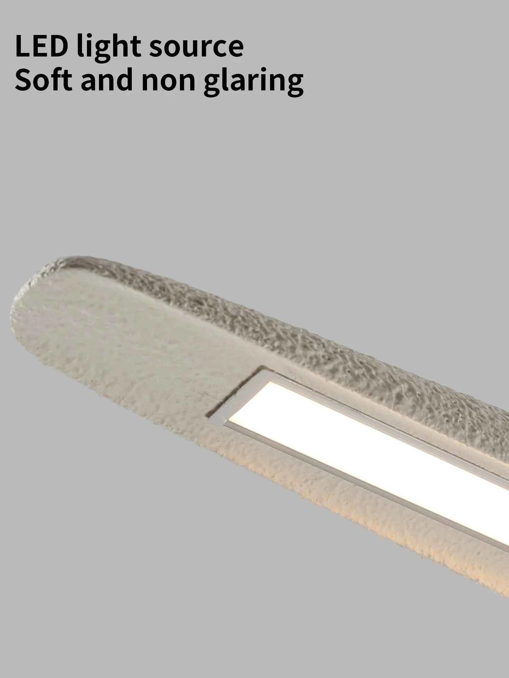 Modern Simple Strip Restaurant LED Ceiling Chandelier Nordic Wabi Sabi Home Interior Decor Bar Pendant Lamp Living Room Light