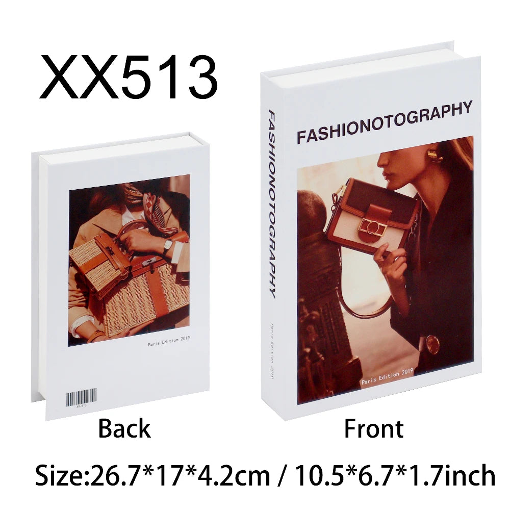 Living Room Decoration Fake Book Home Hotel Decorative Books Bookcase Prop Books Shelf Ornaments Coffee Table Books Box - The Homemakers Hub