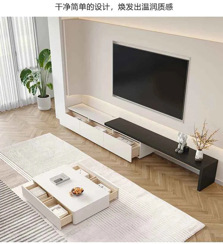 Luxury Solid Wood Tv Cabinets Floor Mount Modern Media Console Tv Stands Entertainment Center Mobili Per La Casa Furnitures