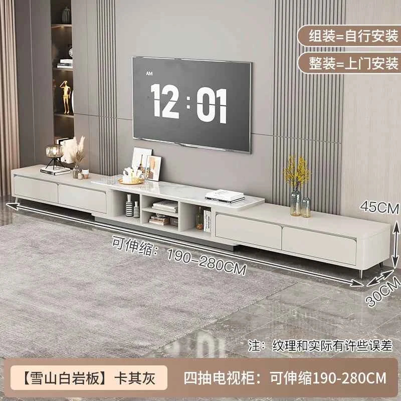 Simple Modern Tv Stand Adjustable Hiding High End Floor Tv Stands Entertainment Unit Living Room Muebles De Salon Furnitures