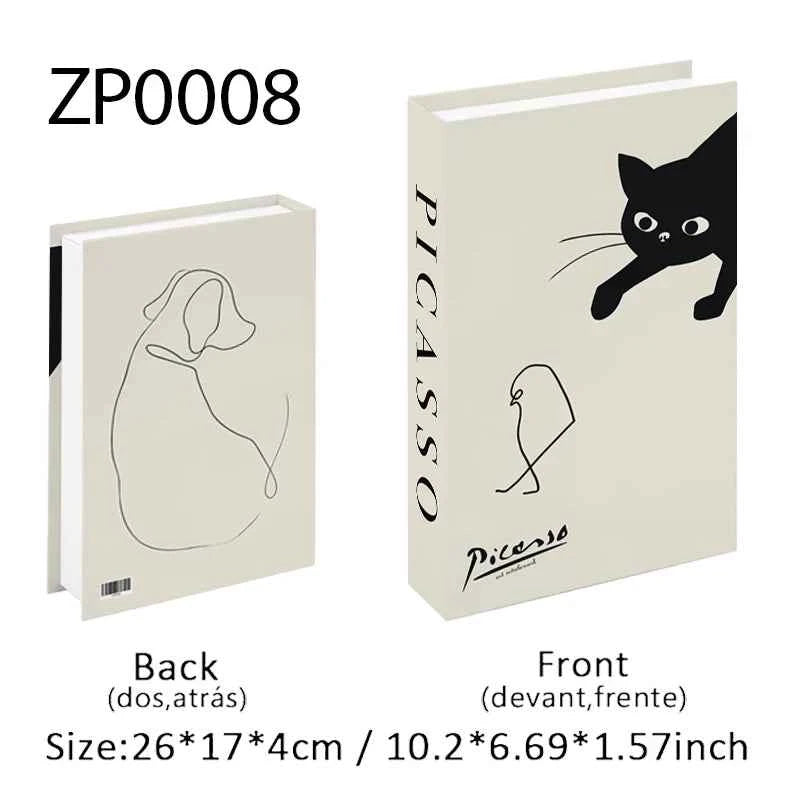 Matisse Fake Books For Decoration Luxury Decorative Books Box Abstract Coffee Table Bookshelf Bedroom Home Decor Picasso Bauhaus