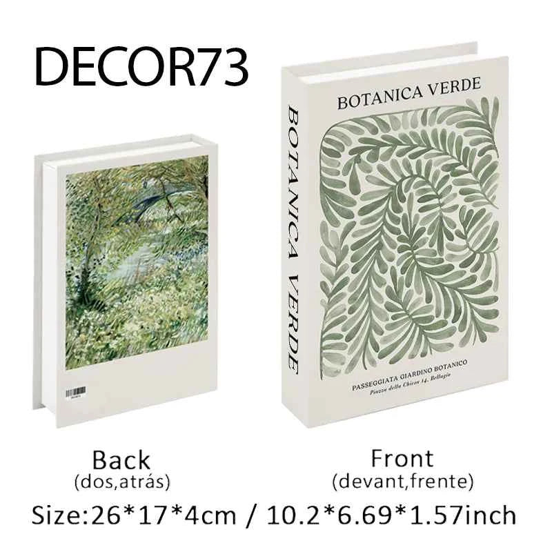 Fashion Fake Books Decoration Home Club Hotel Room Designer Books Coffee Table Books Box Simulation Prop Books Desktop Ornaments