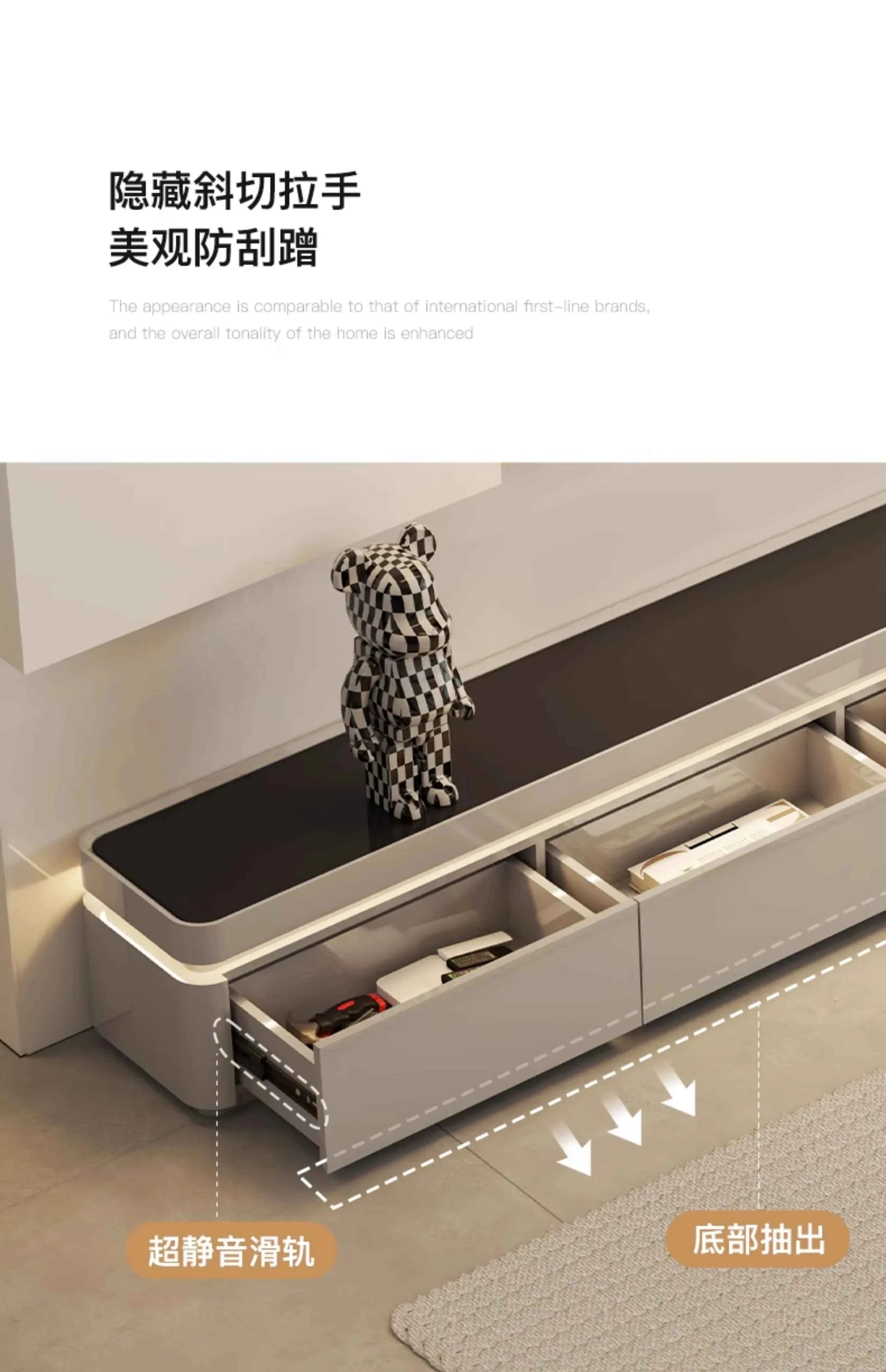 Nordic Minimalist Tv Stands Entertainment Aesthetic Minimalist Designer Tv Stands Retro Monitor Luxury Muebles Trendy Furniture