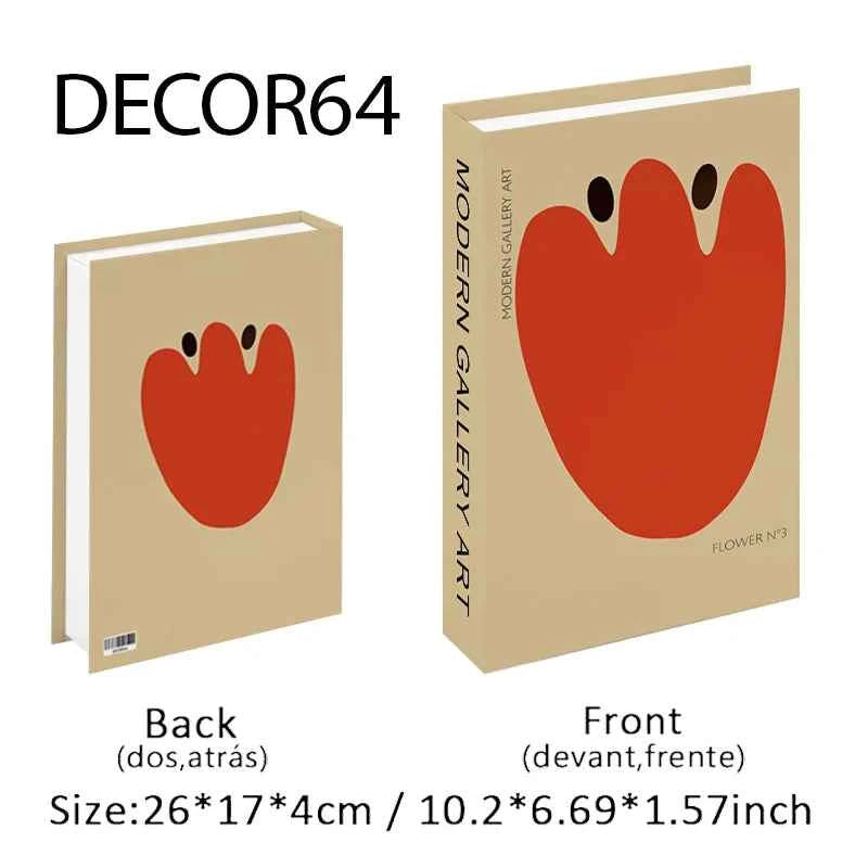 Fashion Fake Books Decoration Home Club Hotel Room Designer Books Coffee Table Books Box Simulation Prop Books Desktop Ornaments